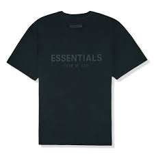Fear of God Essentials Black Logo T-shirt